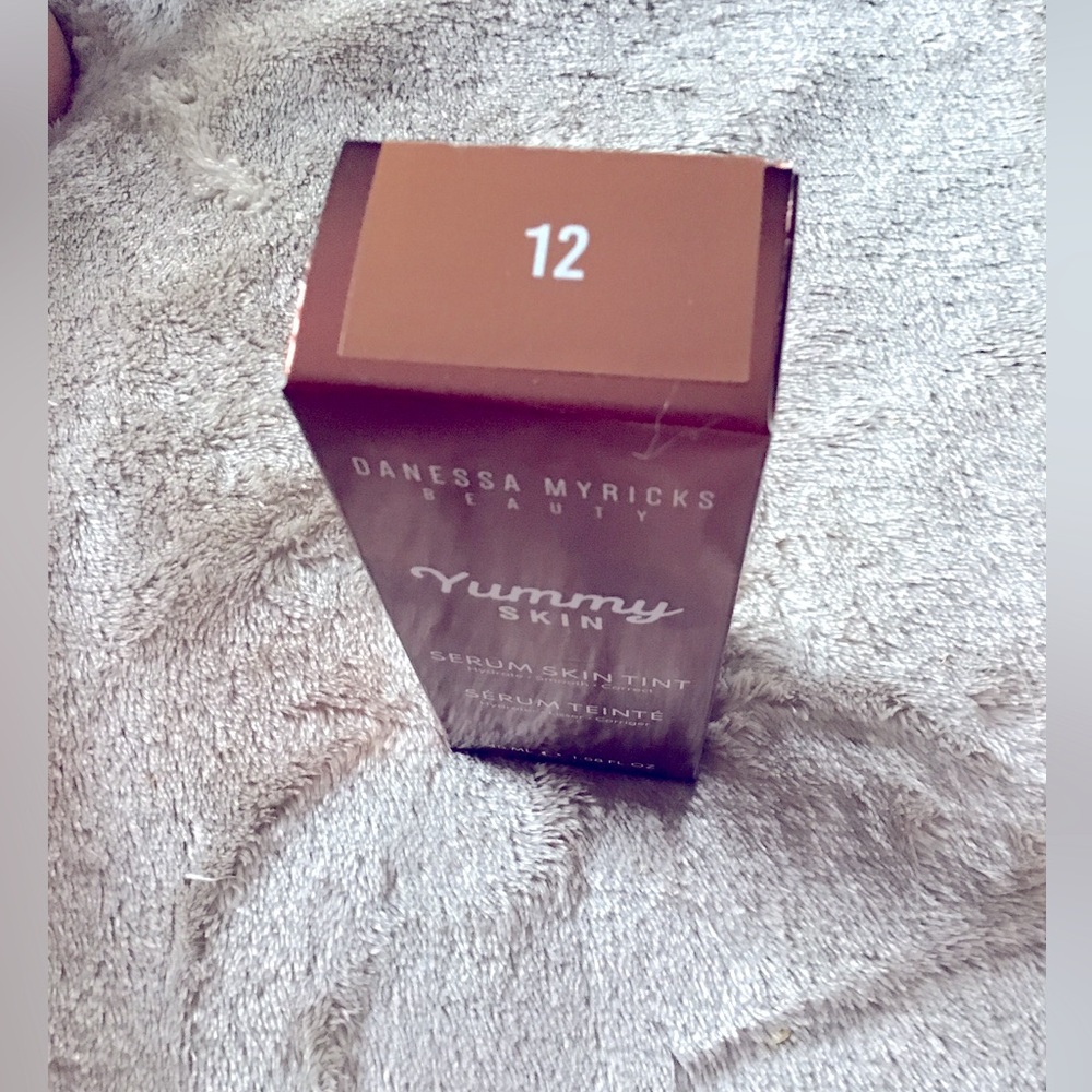 Danessa Myricks Yummy Skin Serum Tint in shade 12 dark skin w/ golden undertone